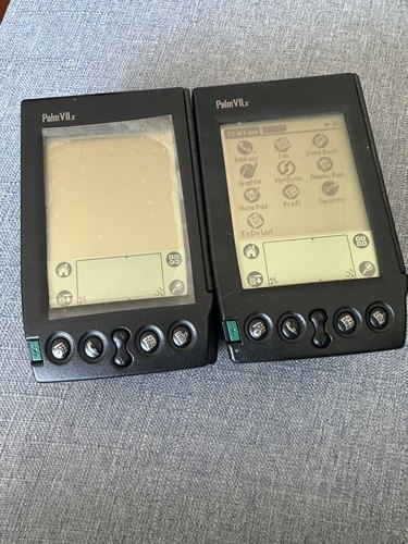 palm viix黑白屏幕用电池全新库存pda掌上电脑有数据线套餐