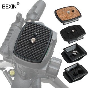 通用三脚架配件相机快装板云台底座兼容云腾668 880 690998快拆板