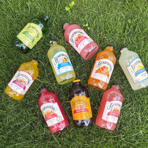 澳洲进口宾得宝bundaberg气泡水多口味瓶装柠檬姜汁味饮料375ml