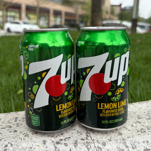 美国进口七喜Lime汽水355ml*6