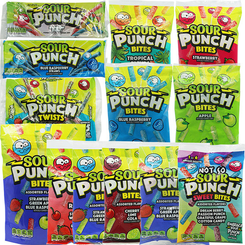 SOUR PUNCH BITES美国进口酸趣牌酸味糖果什锦扭扭糖CANDY