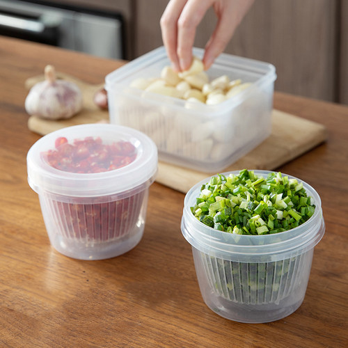 NAKAYA日本进口葱花保鲜盒