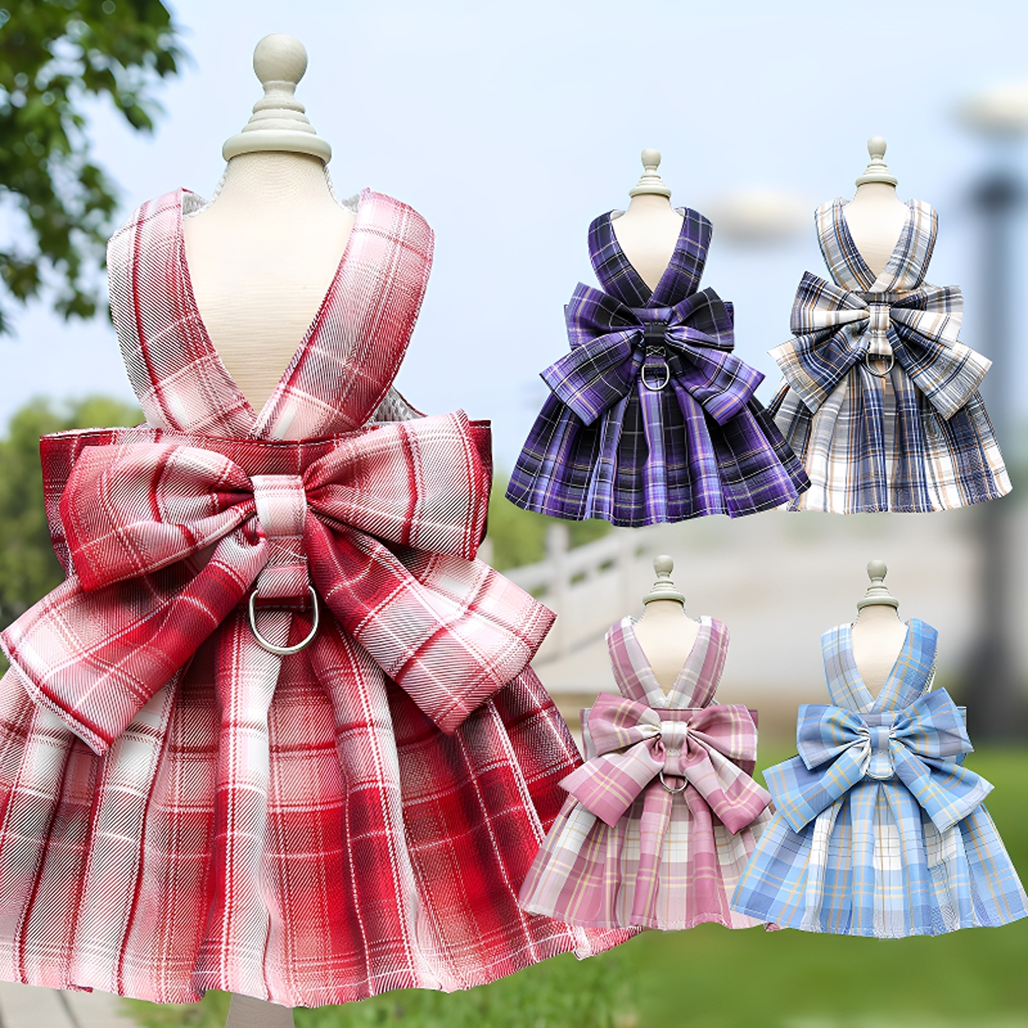 遛狗狗宠物格子JK泰迪猫咪