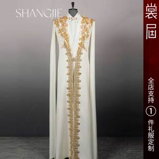 原创高级感外套主播新款 男团西服装 订定制 白翎金章 裳届Design