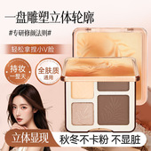 向往日记高光修容面部综合盘卧蚕阴影珠光提亮自然立体鼻影不脱妆