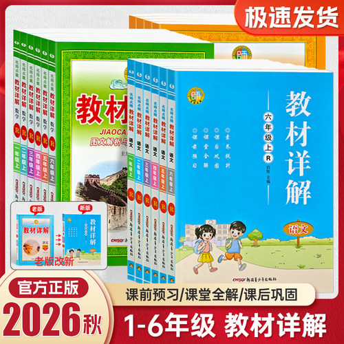 2026名师点睛人教版语文字词详解