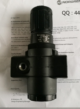 上海现货norgren 减压阀 R17-600-RNSA T形杆调节减压阀