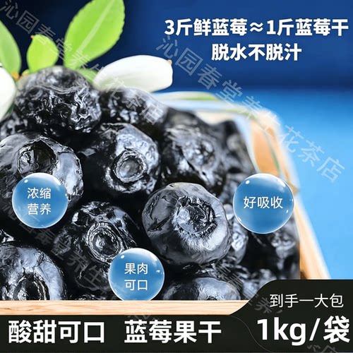 26新货蓝莓干浓缩不脱汁袋装