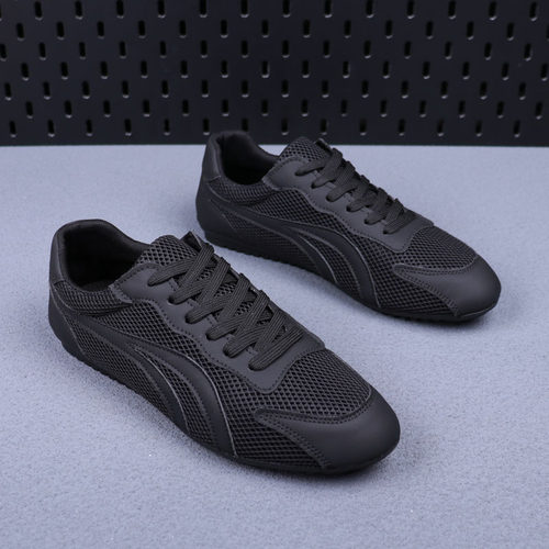 2026夏季男鞋韩版个性休闲鞋子男小伙板鞋透气网布驾车男士豆豆鞋