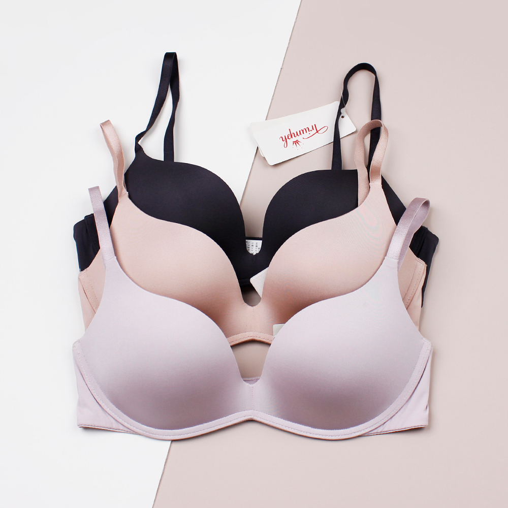 黛*芬专柜正品性感舒适无钢圈内衣光面无痕上托聚拢文胸11-1387