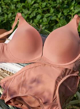 Triumph/黛安芬零感无痕内衣女无钢圈小胸聚拢文胸11-1849