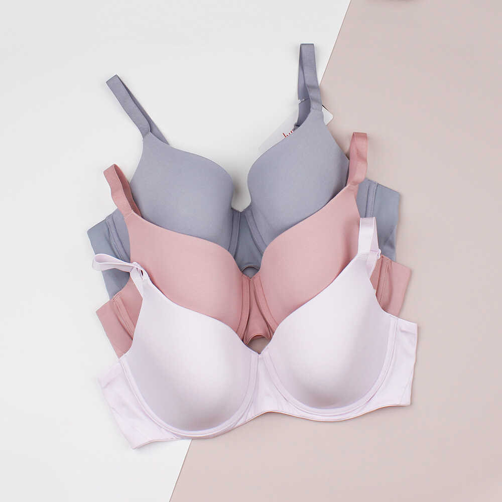 黛安芬正品文胸隐形内衣女一片式裸感大胸显小薄款胸罩16-8718