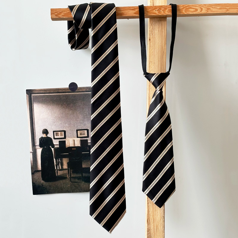 韩版百搭不挑人长领带女高级质感