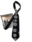 MIMI定位手打领带女宽酷炸街百搭黑色波点千鸟格小众个性 时髦摩登