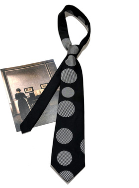 MIMI定位手打领带女宽酷炸街百搭黑色波点千鸟格小众个性时髦摩登