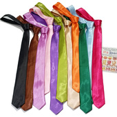 买二送一 炸街黑色浅蓝粉红色学生百搭实用手打领带女细窄版 5cm潮