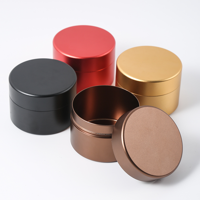 九工匠铝合金中式简约茶叶罐