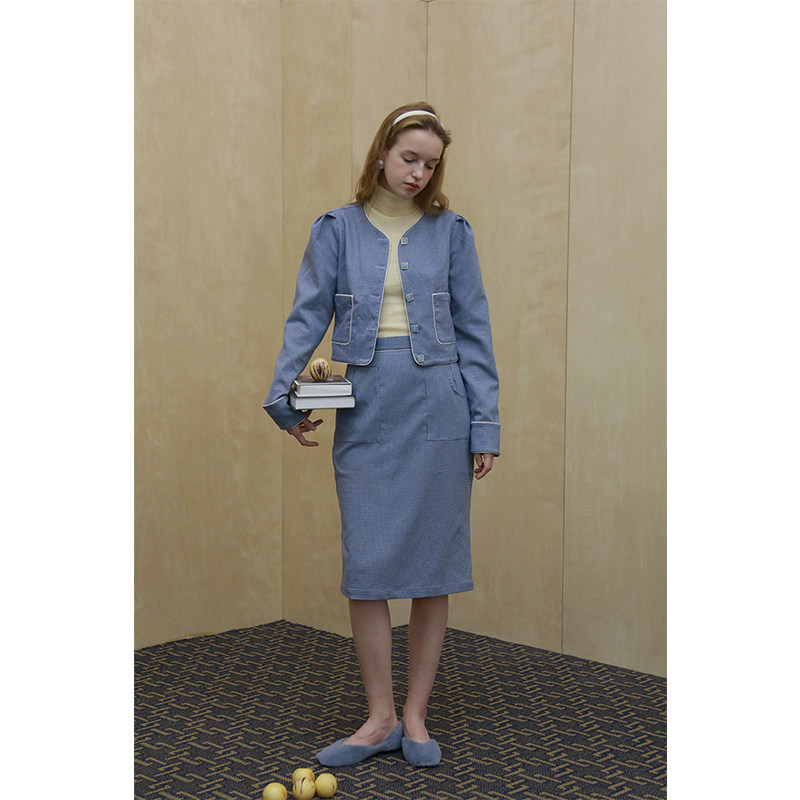 .莫里公园19新款半身裙中长款冬格纹学院风A字裙修身显瘦精致小众|msdalam kategori Butik wanita / wanita, skirt - dari Buy2taobao.com untuk memberikan perkhidmatan ejen Taobao profesional membeli