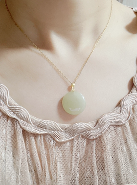 其他女性朋友和田玉18k＋和田玉