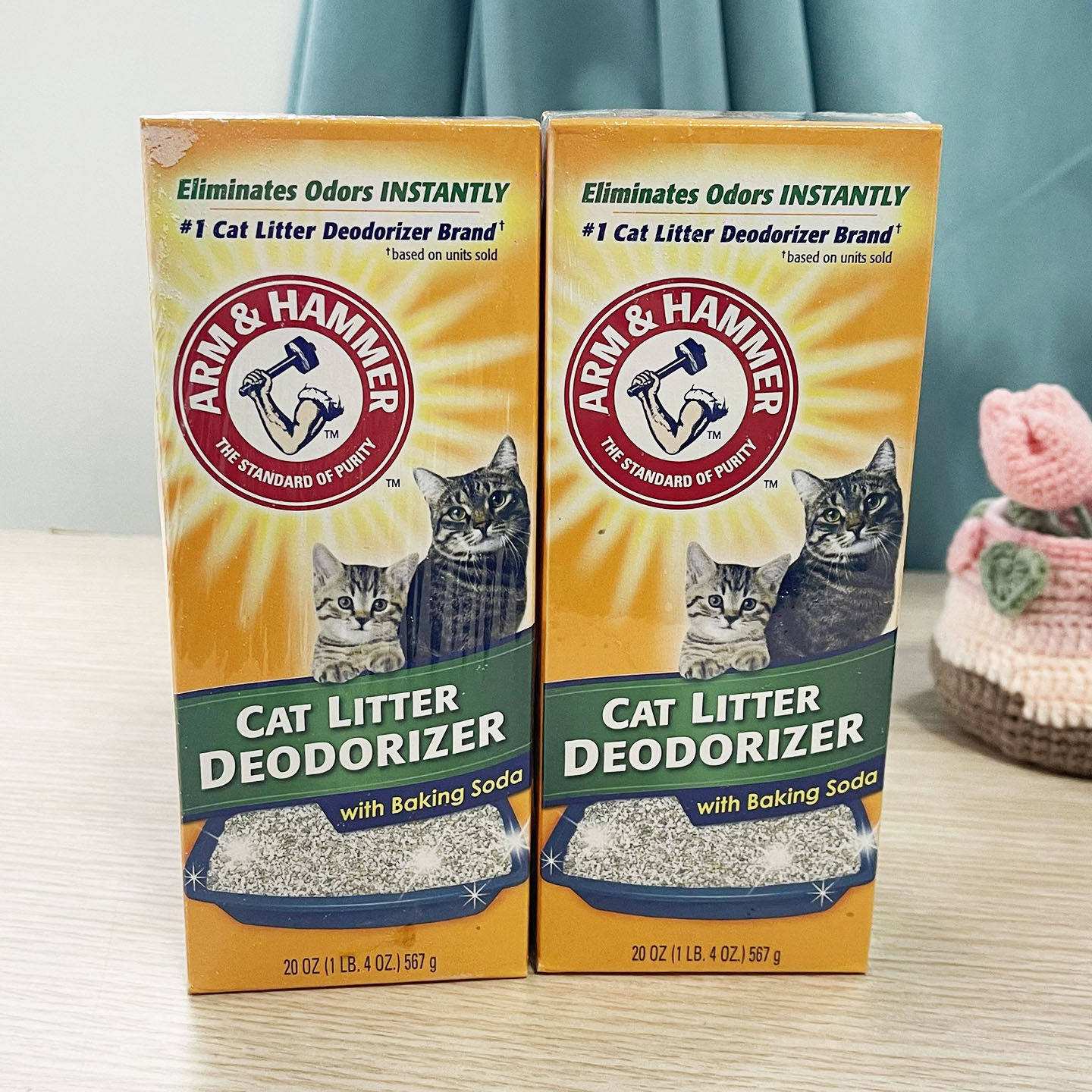 美国进口铁锤艾禾美猫砂伴侣去味颗粒小苏打猫砂除臭粉除臭