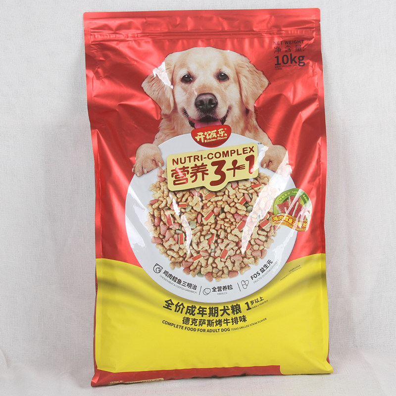 开饭乐10kg金毛泰迪成犬粮全价