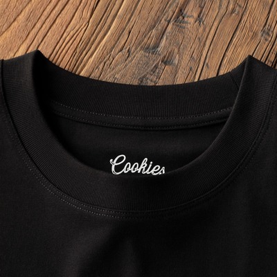 型男黑色显瘦重磅长绒棉凉感T恤