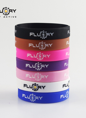 FLUORY火垒巴西柔术硅胶手环2025柔术新品手环