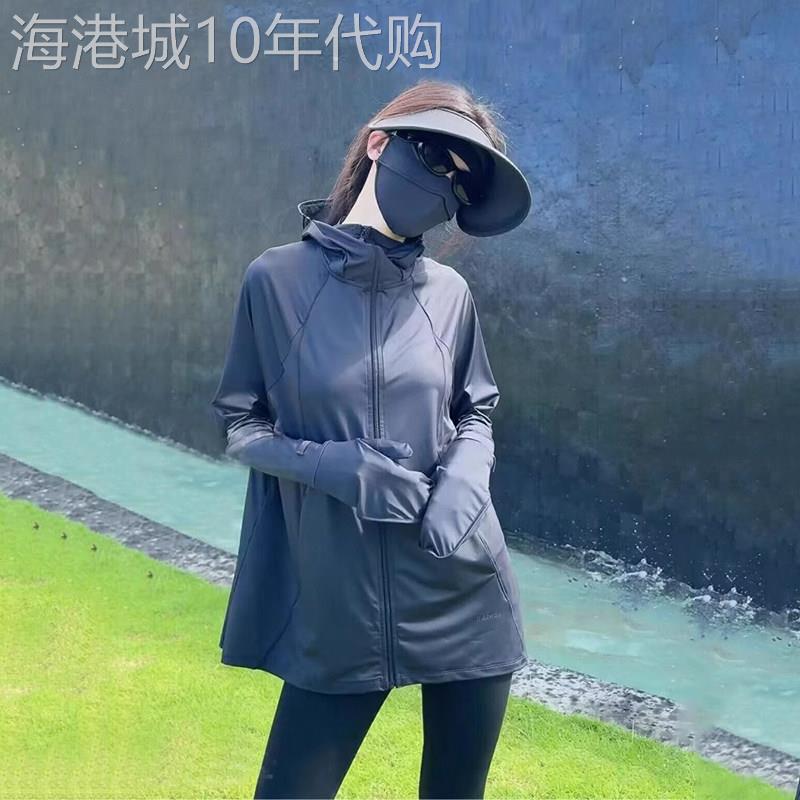 潮牌黑色冰丝防晒衣女款宽松外套夏季新款轻薄透气防紫外线防晒服