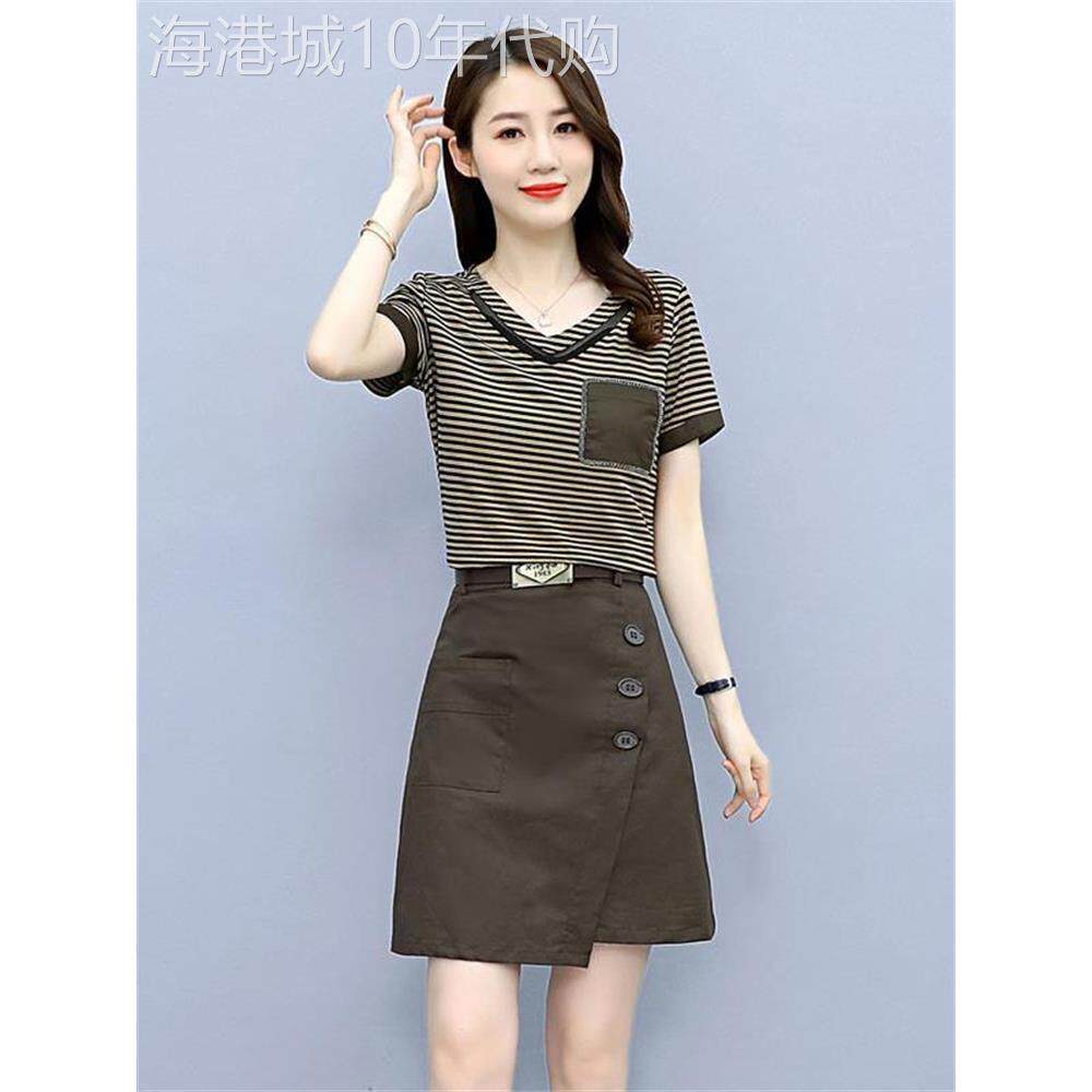 潮牌时尚裙裤套装女2025新款夏季韩版修身显瘦洋气减龄休闲两件套