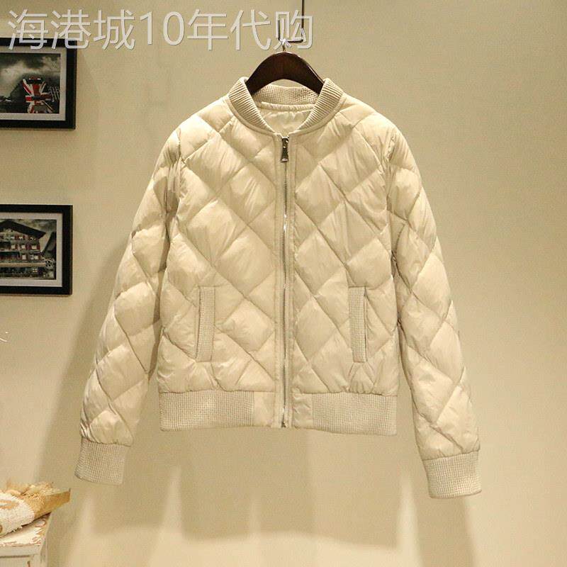 轻薄羽绒棉服女2025年新款冬季小个子短款棉衣棉袄棒球服夹克外套