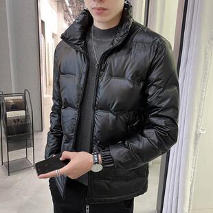 香港专柜春季新款男加厚韩版轻薄羽绒服男修身短款立领男春外套潮