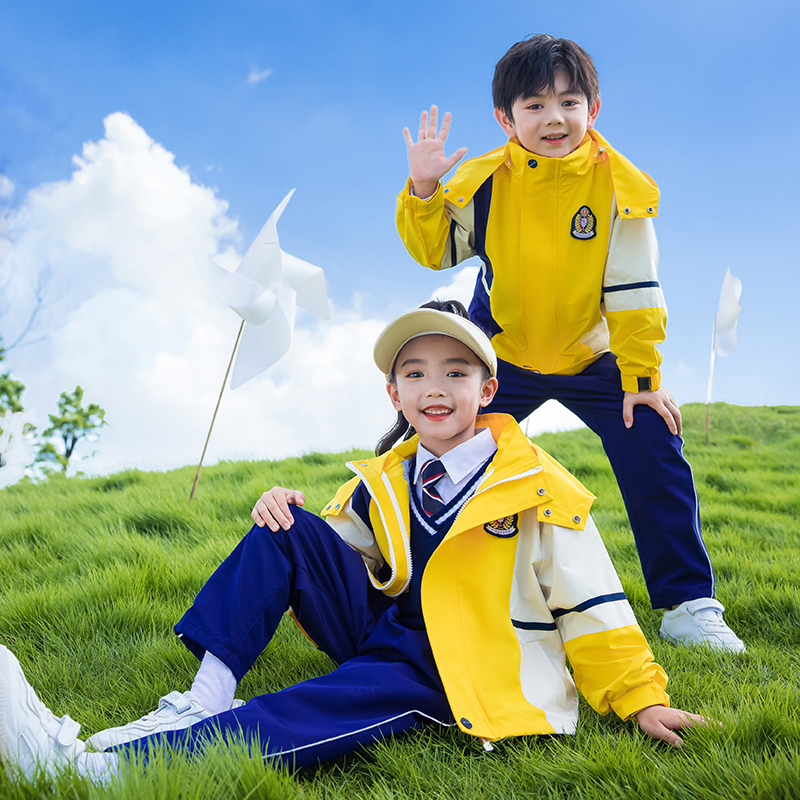 春秋套装儿童运动会小学生班服
