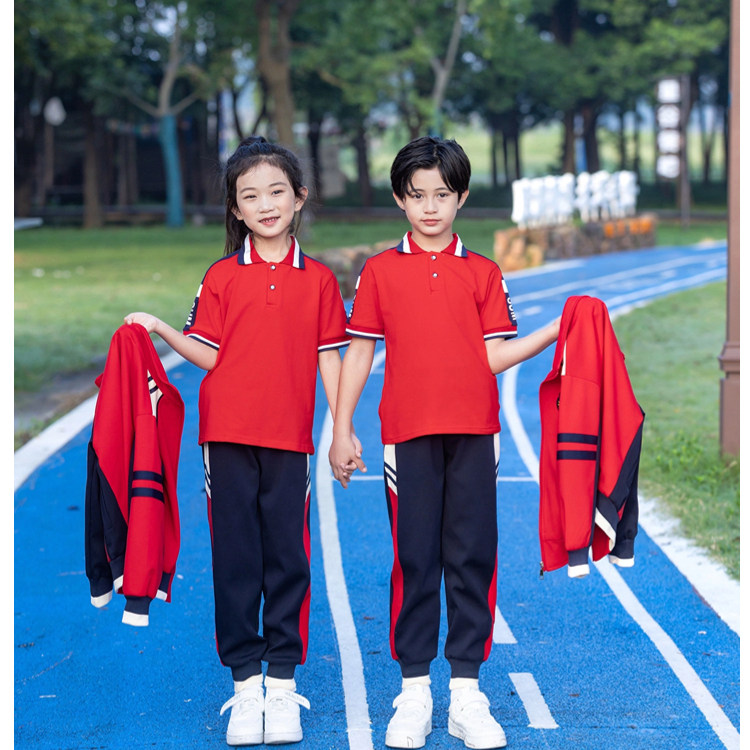 新款幼儿园园服运动服休闲男女款套装小学生校服韩版宽松班服套装