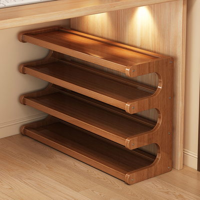 海川竹木多层鞋架宿舍收纳神器