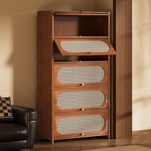 防尘书柜家用学生书架落地置物架书本儿童绘本玩具收纳展示储物柜