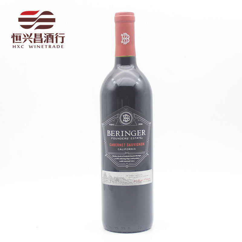 红酒 贝灵哲创始者庄园赤霞珠干红葡萄酒750ml 原装进口葡萄酒等