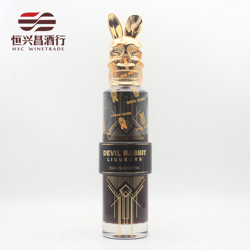 【瑕疵，断耳】洋酒 恶魔兔子利口酒700ml法国进口配制酒力娇酒