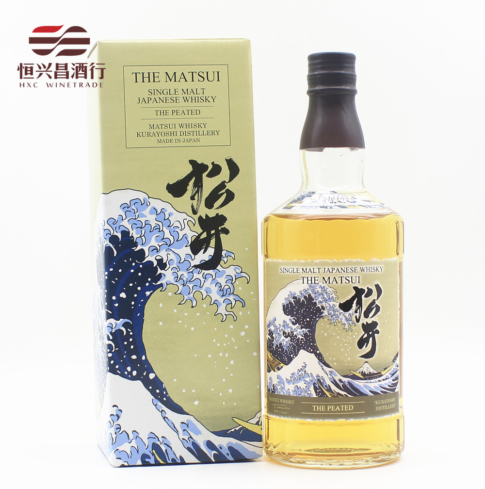 松井单一麦芽泥煤味 日本威士忌进口烈洋酒官方正品行货 700ml