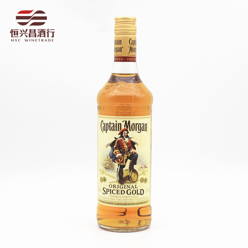 洋酒 摩根金朗姆Captain Morgan Original摩根船长金朗姆酒700ml