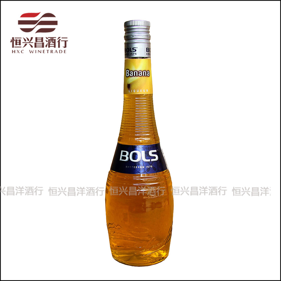 洋酒 波士香蕉味 bols力娇酒700ml原装进口配制调酒鸡尾酒利口酒