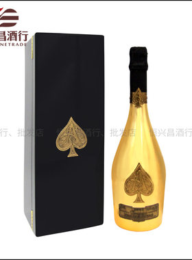 黑桃a香槟酒烤漆礼盒法国香槟