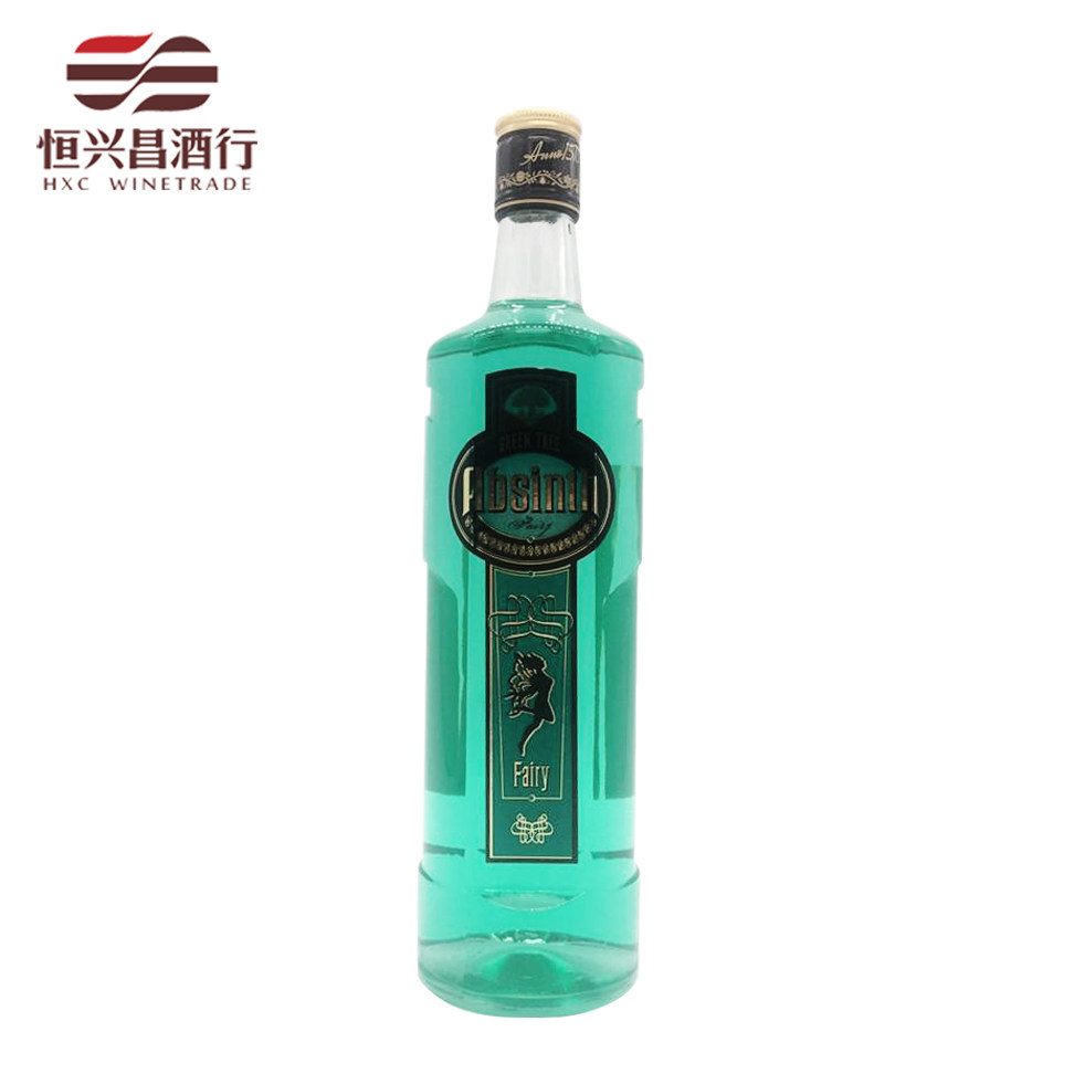 洋酒 绿闪电苦艾酒 配制酒 烈酒 捷克原装进口 700ml 调酒鸡尾酒