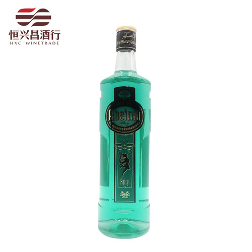 洋酒 绿闪电苦艾酒 配制酒 烈酒 捷克原装进口 700ml 调酒鸡尾酒