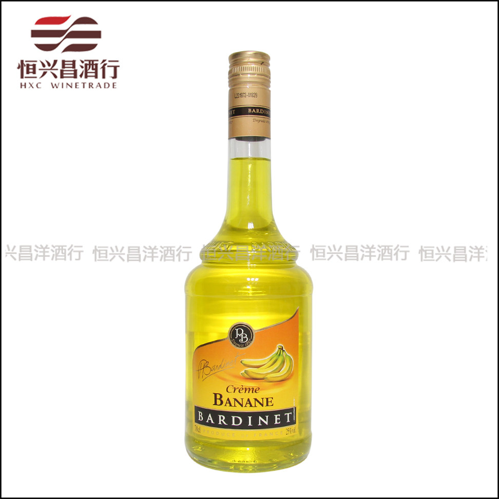 法国 必得利香蕉力娇酒利口酒bardinet 鸡尾酒调酒基酒700mL