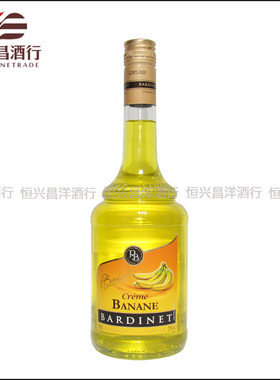 法国 必得利香蕉力娇酒利口酒bardinet 鸡尾酒调酒基酒700mL