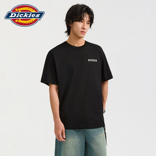 Dickies帝酷适男女情侣同款纯棉圆领短袖T恤宽松男女款上衣