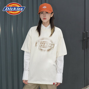 Dickies帝酷适25春夏新款休闲前胸马蹄铁LOGO印花短袖T恤男女情侣