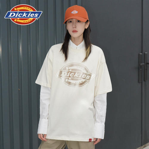Dickies帝酷适26春夏新款休闲前胸马蹄铁LOGO印花短袖T恤男女情侣