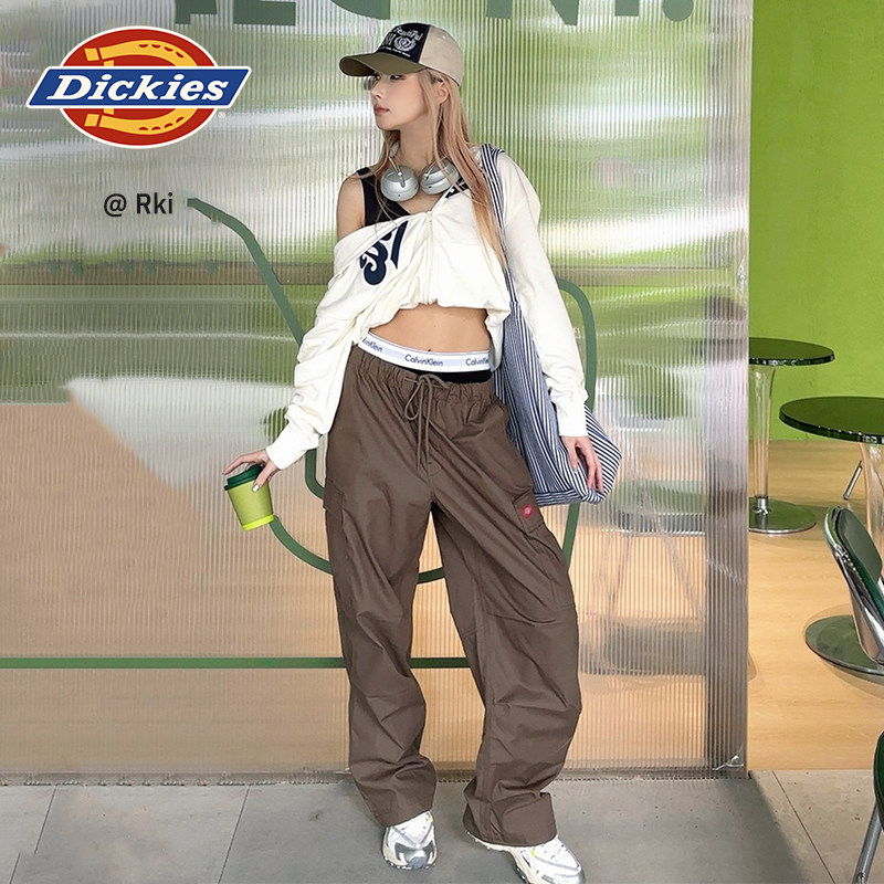 Dickies帝酷适26春夏橡筋腰头多口袋纯棉休闲长裤工装裤男女情侣