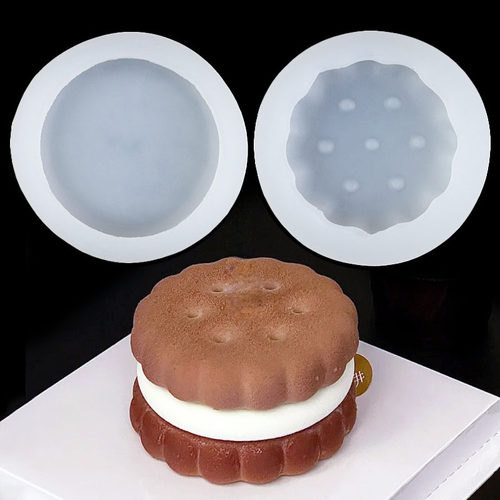 网红emoji夹心饼干慕斯蛋糕硅胶模具 可爱儿童生日蛋糕烘焙工具